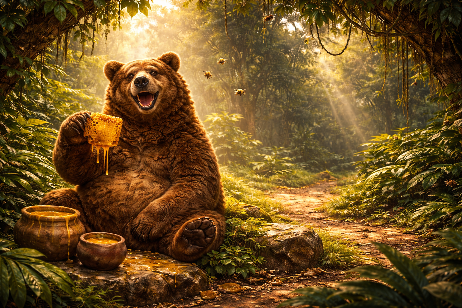 Big Bear and the Faraway Honey